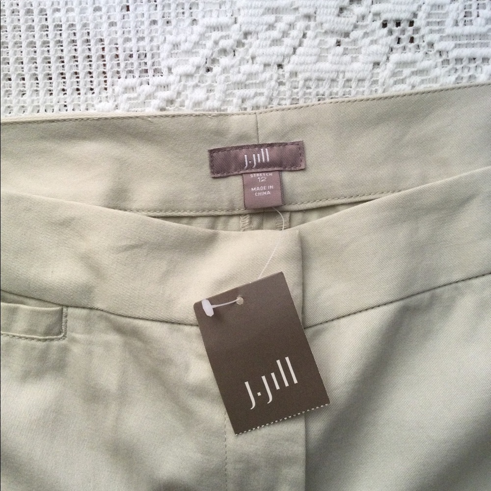 J.Jill Women's Stretch Crop Pants Size 12 - Picture 6 of 9